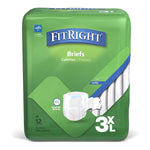 Incontinence Brief FitRight® Bariatric Adult 3X-Large Unisex Disposable Heavy Absorbency