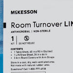 McKesson Room Turnover Kit – Arm Board Covers, Table Sheet and Lift/Draw Sheet
