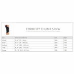 Ossur Formfit® Right Wrist Brace with Thumb Spica, Large