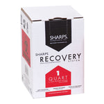 Sharps Recovery System™ Mailback Sharps Collector, 1 Quart, 4½ x 4½ x 7 Inch