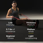 TheraBand® Exercise Resistance Band, Red, 4 Inch x 25 Yard, Medium Resistance