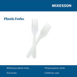 McKesson Polypropylene Fork, White