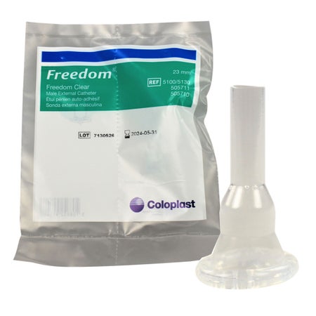 Male External Catheter Freedom Cath® Self-Adhesive Seal Silicone Small