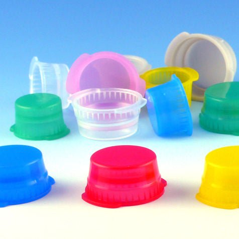 Cappers™ Polyethylene Colorless Double Tab Snap Cap Tube Closure
