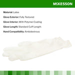 McKesson Confiderm® Latex Exam Glove, Extra Small, Ivory