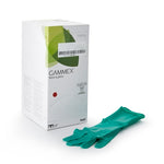 Surgical Glove GAMMEX® Non-Latex Size 7.5 Sterile Polyisoprene Standard Cuff Length Micro-Textured Green Chemo Tested