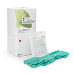 Surgical Glove GAMMEX® Non-Latex Size 7.5 Sterile Polyisoprene Standard Cuff Length Micro-Textured Green Chemo Tested