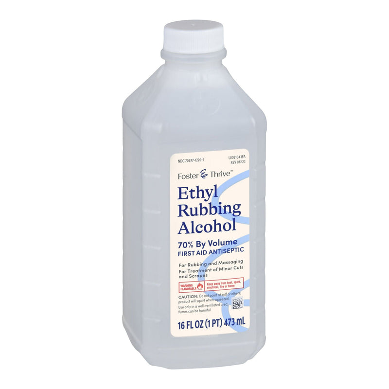 Foster & Thrive™ 70% Ethyl Rubbing Alcohol, 16-ounce Bottle