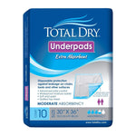 TotalDry™ Incontinence Underpads, Heavy Absorbency, Blue, 30 x 36 Inch