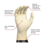 Diamond Grip™ Latex Exam Glove, Extra Large, White