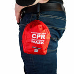 CPR Face Mask with Case One Way Valve Single Use