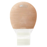 New Image™ 18283 Two-Piece Beige Ostomy Pouch, Pre-cut to Fit 57 mm, Red Match