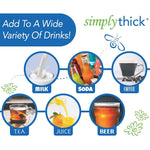 SimplyThick® Easy Mix™ Food and Beverage Unflavored Thickener, Honey Consistency