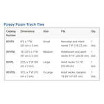 Posey® Tracheostomy Tie, Medium