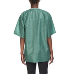 Graham Medical Short Sleeve Scrub Shirt, Green, Large