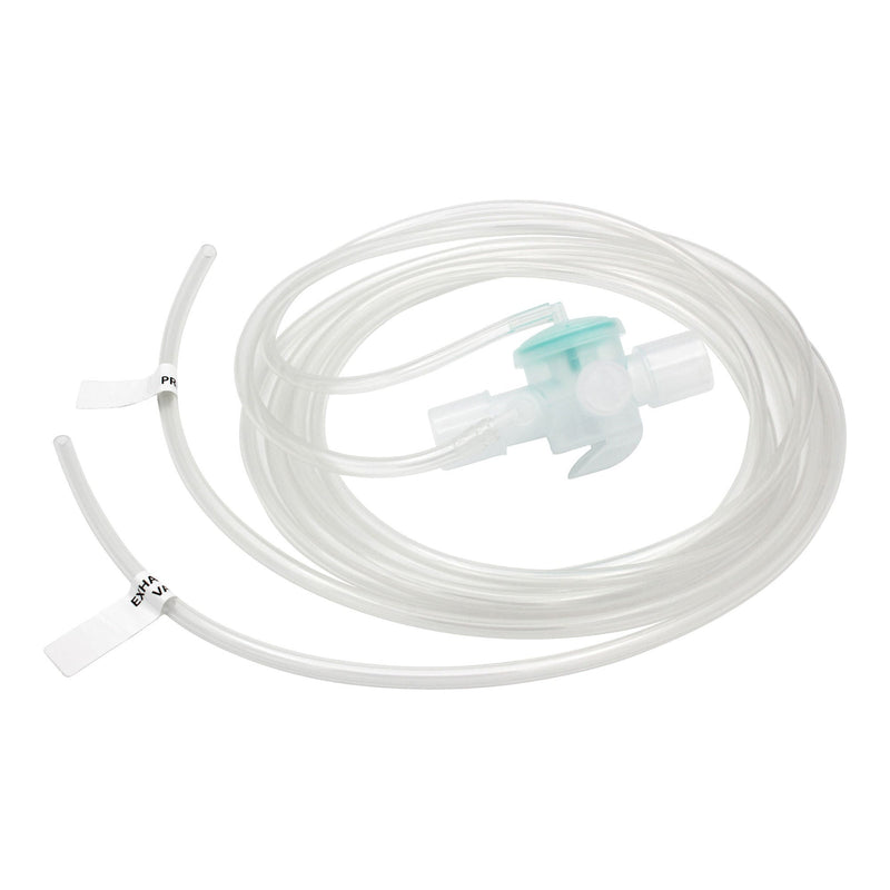 Active Exhalation Valve Adapter with Pressure Tubing Sunset For Heated Vent Circuits