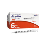 Standard Insulin Syringe with Needle Veo™ Ultra-Fine™ 1 mL 15/64 Inch 31 Gauge NonSafety Regular Wall