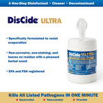 DisCide® Ultra Disinfecting Towelettes, 160 count