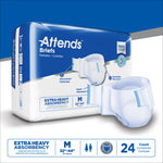 Attends® Extra Heavy Absorbency Briefs, Medium
