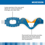 McKesson Rigid Cervical Collar, One-Piece / Trachea Opening, One Size Fits Most