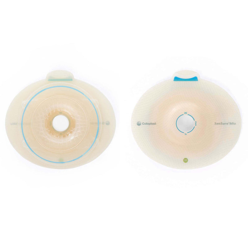 SenSura® Mio Flex Convex Light Ostomy Barrier, 28 mm Stoma Opening, Red Match
