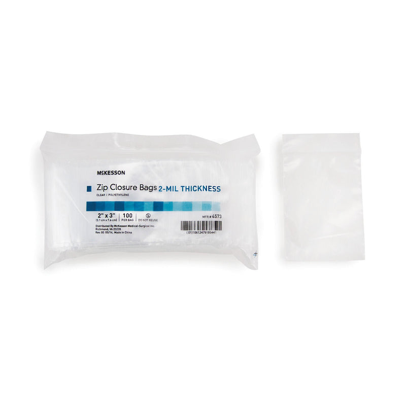 McKesson Zip Closure Bag, 2 x 3 in.