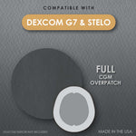 Sensor Overpatch CoverGuard Black For Dexcom G7 Sensor