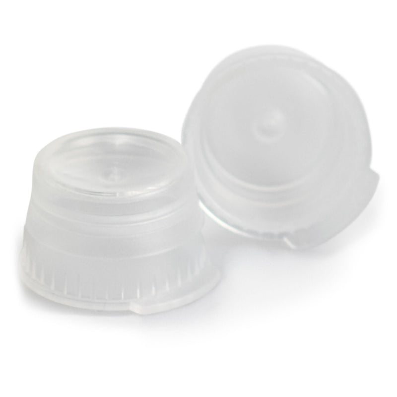 McKesson Tube Closure, Snap Cap, Colorless Polyethylene for Use with 13 mm Tubes