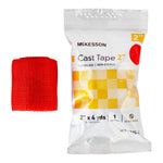 McKesson Red Cast Tape, 2 Inch x 4 Yard