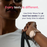 Embr Wave® 2 Therapy Wristband for Hot Flashes / Sleep Therapy, Rose Gold