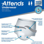 Attends® Care Moderate Absorbent Underwear, Regular