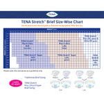 Incontinence Brief TENA Stretch™ Plus Adult Large / X-Large Unisex Disposable Moderate Absorbency