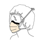 FluidShield® Surgical Mask with Eye Shield