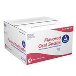 dynarex® Flavored Oral Swabsticks with Dentifrice, Individually Wrapped