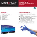 Microflex® Cobalt® Nitrile Exam Glove, Large, Blue