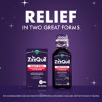 ZzzQuil Night Pain Nighttime Sleep-Aid Pain Reliever Liquid, Midnight Berry