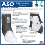 ASO® Low Profile Ankle Support Ankle Support, Large