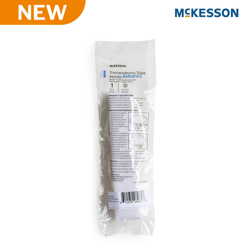 Tracheostomy Tube Holder McKesson 1-1/2 X 25-1/2 Inch Bariatric Adult