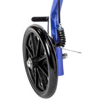 McKesson Bariatric Blue Folding Steel Four-Wheel Rollator