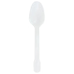 McKesson White Polypropylene Spoon