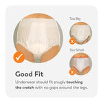 Tranquility Premium OverNight Disposable Absorbent Underwear, Small