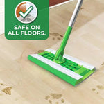 Saturated Wet Mop Pad Swiffer® Bound Edge White Cloth Disposable