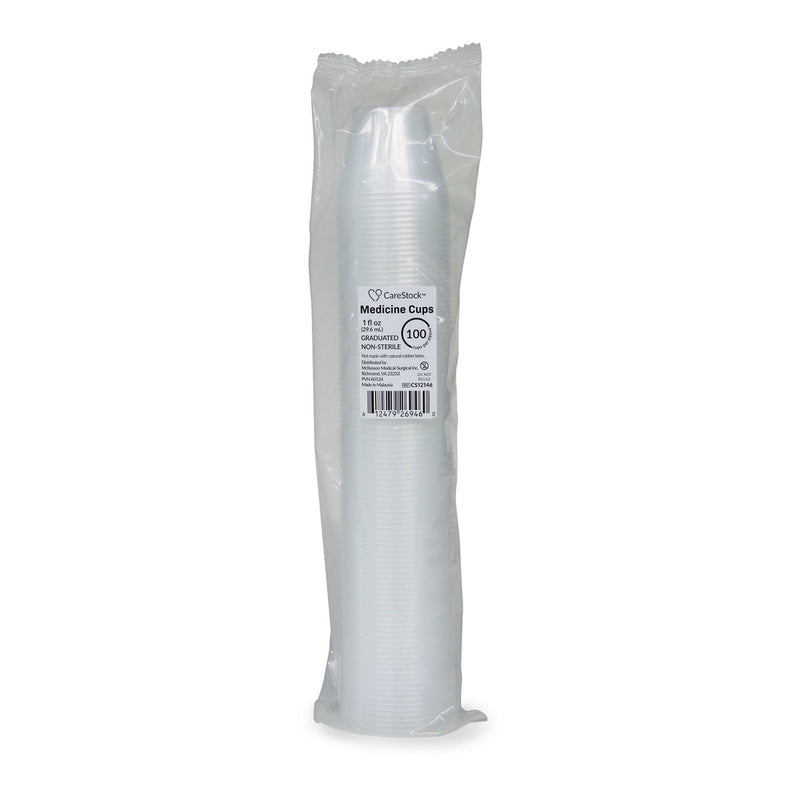 CareStock™ Translucent Medicine Cup, 1 ounce