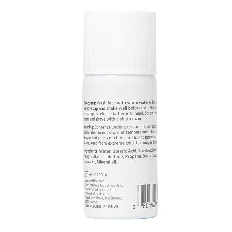 Shaving Cream Medline MedSpa Aerosol Can 1.5 oz.