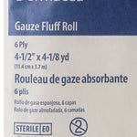 Dermacea™ Sterile Fluff Bandage Roll, 4-1/2 Inch x 4-1/10 Yard, 6-Ply