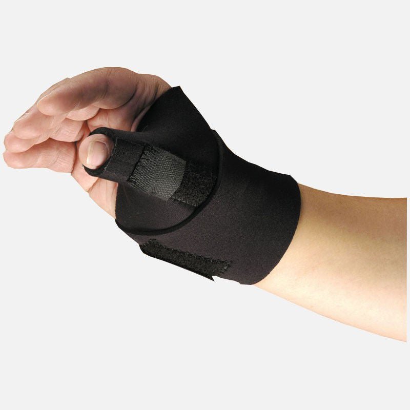 Thumb Brace Modabber™ Adult Regular Hook and Loop Strap Closure Left or Right Hand Black