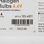 McKesson Halogen Lamp, Replacement Bulb for Vaginal Specula, 4.6 Volt 3 Watt