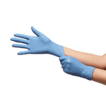 McKesson Confiderm® 2.8C Nitrile Exam Gloves, Small, Ocean Blue