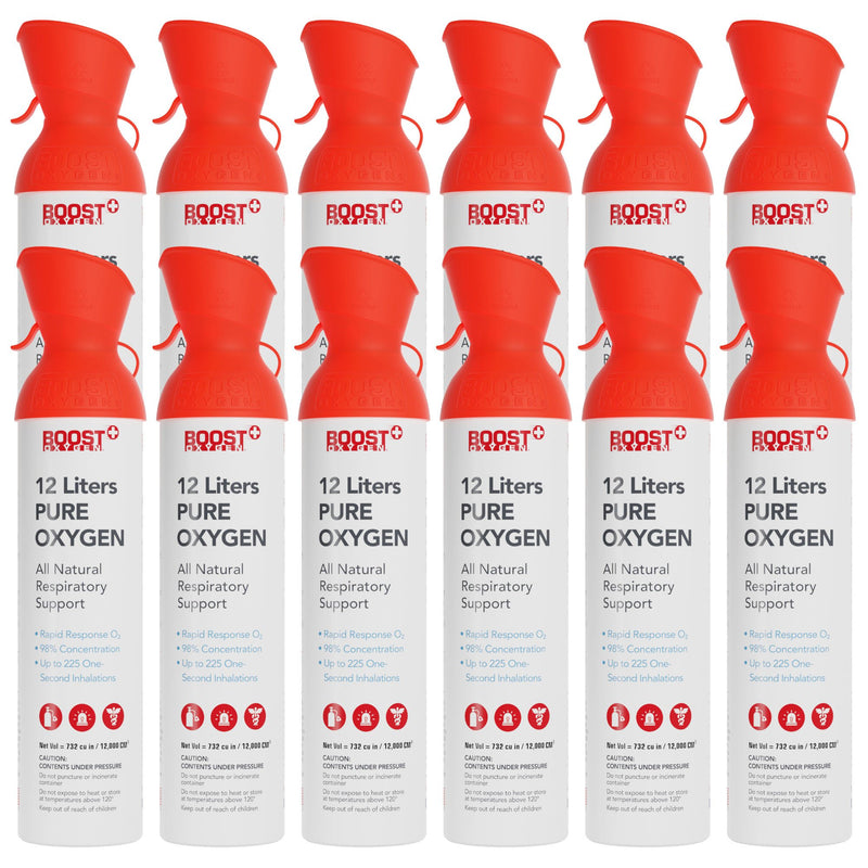 Boost Oxygen® Rapid Response Supplemental Oxygen, 12-liter Canister