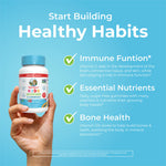 Dietary Supplement Mary Ruth's® Kids Multivitamin Vitamin A / C / D / E 390 mcg - 10 mg - 3 mcg - 4 mg Strength Gummie 60 Per Bottle Fruit Flavor